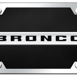Ford Bronco 2020 Name Acrylic Kit - Chrome on Black - Official Licensed
