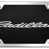 Cadillac OEM Name Acrylic Kit - Chrome on Black - Official Licensed