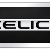 Toyota Celica Name Acrylic Mini Kit - Chrome on Black - Official Licensed