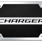 Dodge Charger Name Acrylic Kit - Chrome on Black - Official Licensed