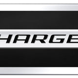 Dodge Charger Name Acrylic Mini Kit - Chrome on Black - Official Licensed