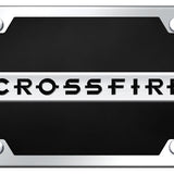 Chrysler Crossfire Name Acrylic Kit - Chrome on Black - Official Licensed