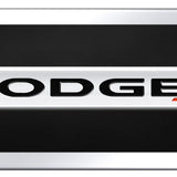 Dodge Stripe Name Acrylic Mini Kit - Chrome on Black - Official Licensed