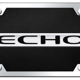 Toyota Echo Name Acrylic Kit - Chrome on Black - Official Licensed