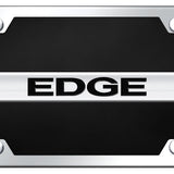 Ford Edge Name Acrylic Kit - Chrome on Black - Official Licensed