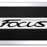 Ford Focus Name Acrylic Mini Kit - Chrome on Black - Official Licensed