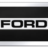 Ford Name Acrylic Mini Kit - Chrome on Black - Official Licensed