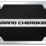 Jeep Grand Cherokee Name Acrylic Kit - Chrome on Black - Official Licensed