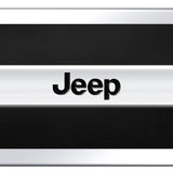 Jeep Name Acrylic Mini Kit - Chrome on Black - Official Licensed