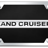 Toyota Land Cruiser Name Acrylic Kit - Chrome on Black - Official Licensed
