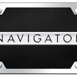 Lincoln Navigator Name Acrylic Kit - Chrome on Black - Official Licensed