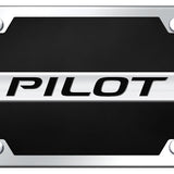 Honda Pilot Name Acrylic Kit - Chrome on Black - Official Licensed