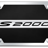 Honda S2000 Name Acrylic Kit - Chrome on Black - Official Licensed