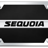 Toyota Sequoia Name Acrylic Kit - Chrome on Black - Official Licensed