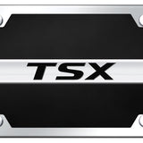 Acura TSX Name Acrylic Kit - Chrome on Black - Official Licensed