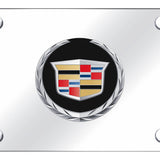 Cadillac (New/Black Backing) Plate - Chrome on Mirrored - Official Licensed