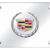 Cadillac (New) License Plate - Chrome on Mirrored - Official Licensed