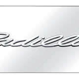 Cadillac OEM Name Mini Plate - Chrome on Mirrored - Official Licensed