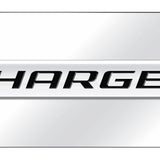 Dodge Charger Name Mini Plate - Chrome on Mirrored - Official Licensed