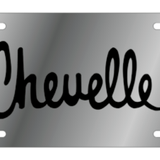 Chevrolet - Stainless Steel License Plate - Chevelle Script