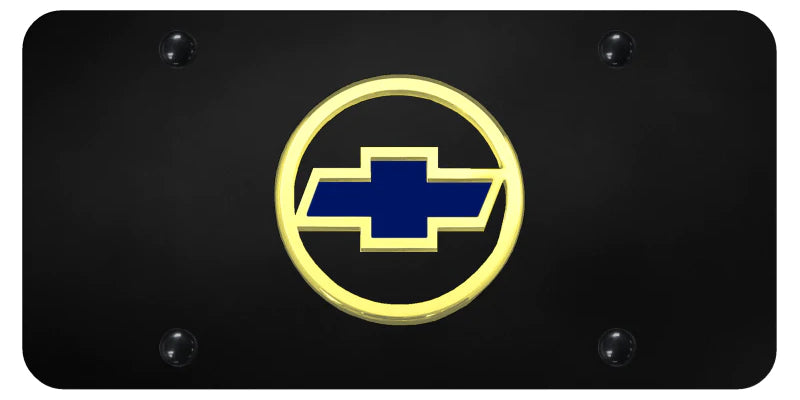 Chevrolet Circle (Blue Fill) License Plate - Official Licensed
