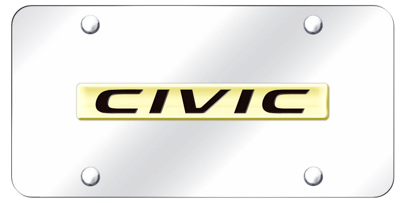 Honda Civic Name License Plate - Official Licensed