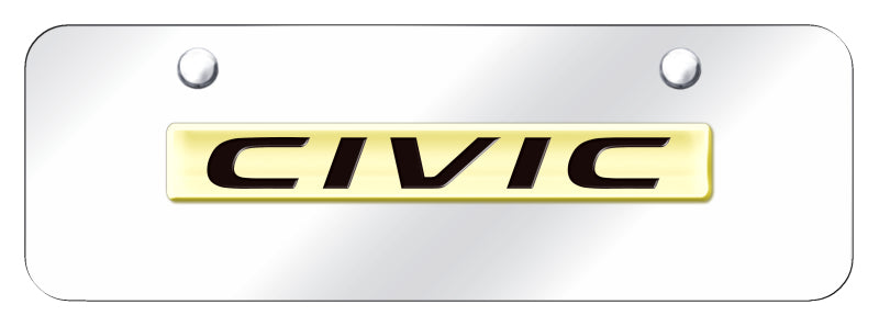 Honda Civic Name Mini Plate - Official Licensed