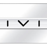 Honda Civic (Reverse C) Name Mini Plate - Chrome on Mirrored - Official Licensed