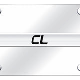 Acura CL Name License Plate - Chrome Logo - Official Licensed