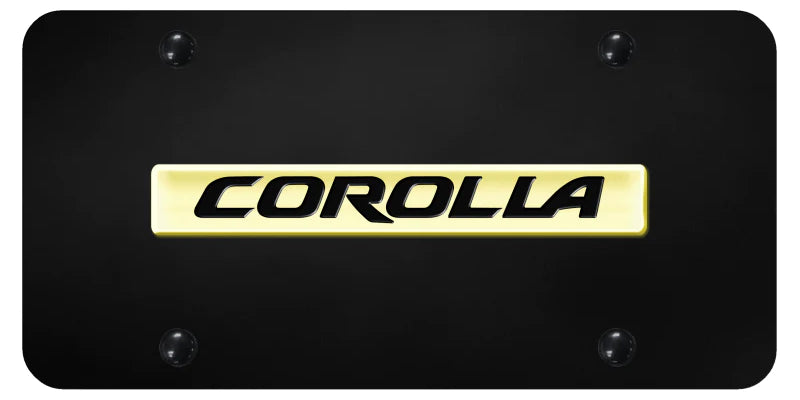 Toyota Corolla Name License Plate - Official Licensed