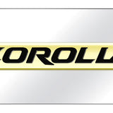 Toyota Corolla Name Mini Plate - Official Licensed