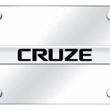 Chevrolet Cruze Name License Plate - Chrome on Mirrored - Official Licensed