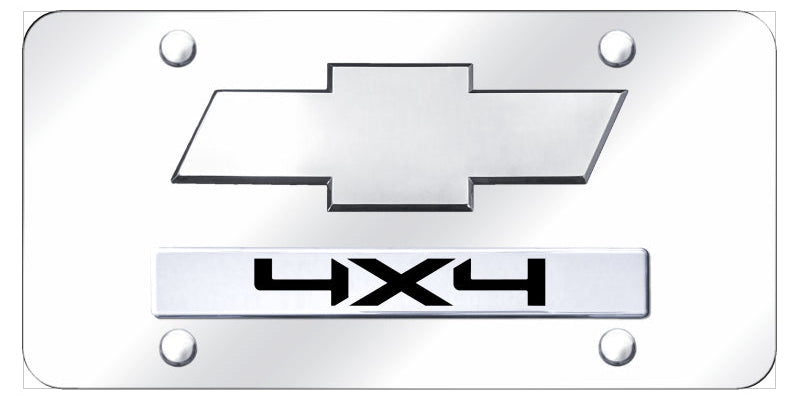 Dual Chevy/4X4 (New) License Plate - Official Licensed