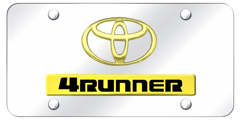 Dual Toyota 4Runner License Plate - Official Licensed