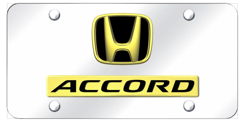 Dual Honda Accord License Plate - Official Licensed