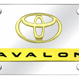 Dual Toyota Avalon License Plate - Official Licensed
