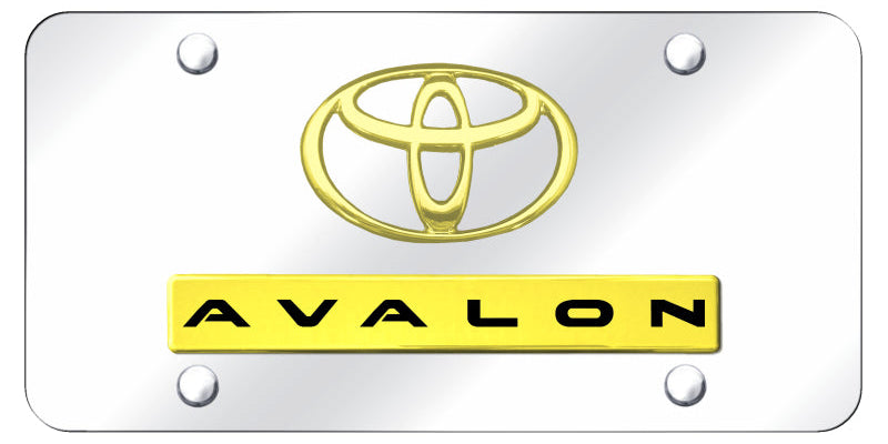 Dual Toyota Avalon License Plate - Official Licensed