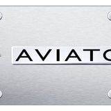 Dual Aviator Vert. (Black Fill) Plate - Official Licensed