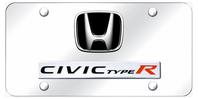 Dual Honda Civic Type R License Plate - Official Licensed