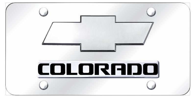 Dual Chevrolet Colorado (New) License Plate - Official Licensed