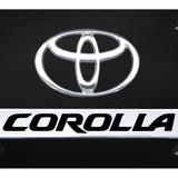 Dual Toyota Corolla License Plate - Official Licensed