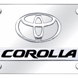 Dual Toyota Corolla License Plate - Official Licensed