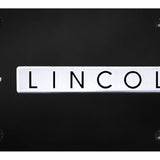 Dual Lincoln Vertical (Black Fill) Plate - Official Licensed