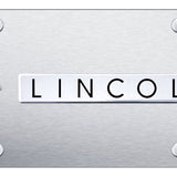 Dual Lincoln Vertical (Black Fill) Plate - Official Licensed