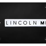 Dual Lincoln MKS (Verticle/Black Fill) Plate - Official Licensed
