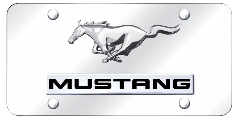 Dual Ford Mustang License Plate - Official Licensed