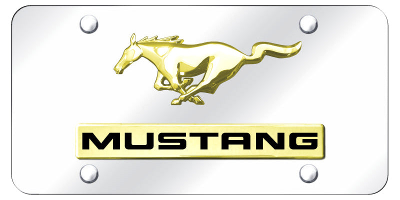 Dual Ford Mustang License Plate - Official Licensed