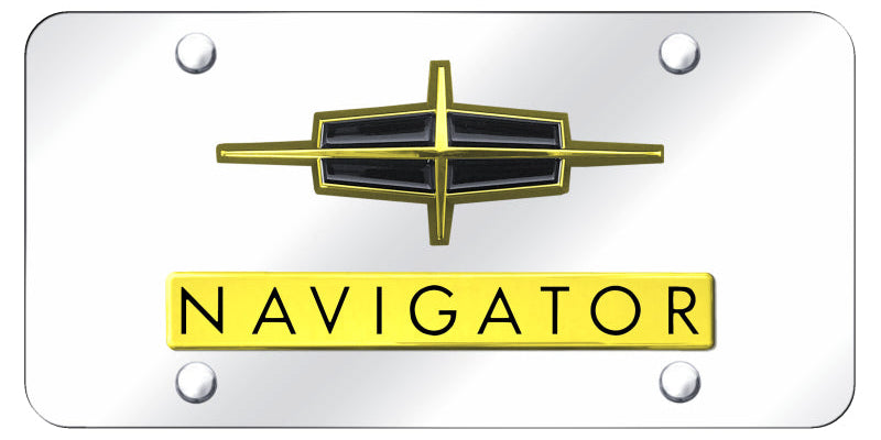 Dual Lincoln Navigator License Plate - Official Licensed
