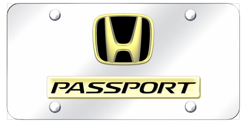 Dual Honda Passport License Plate - Official Licensed
