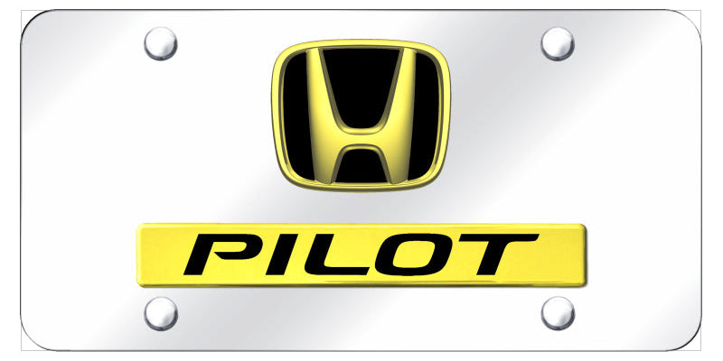 Dual Honda Pilot License Plate - Official Licensed